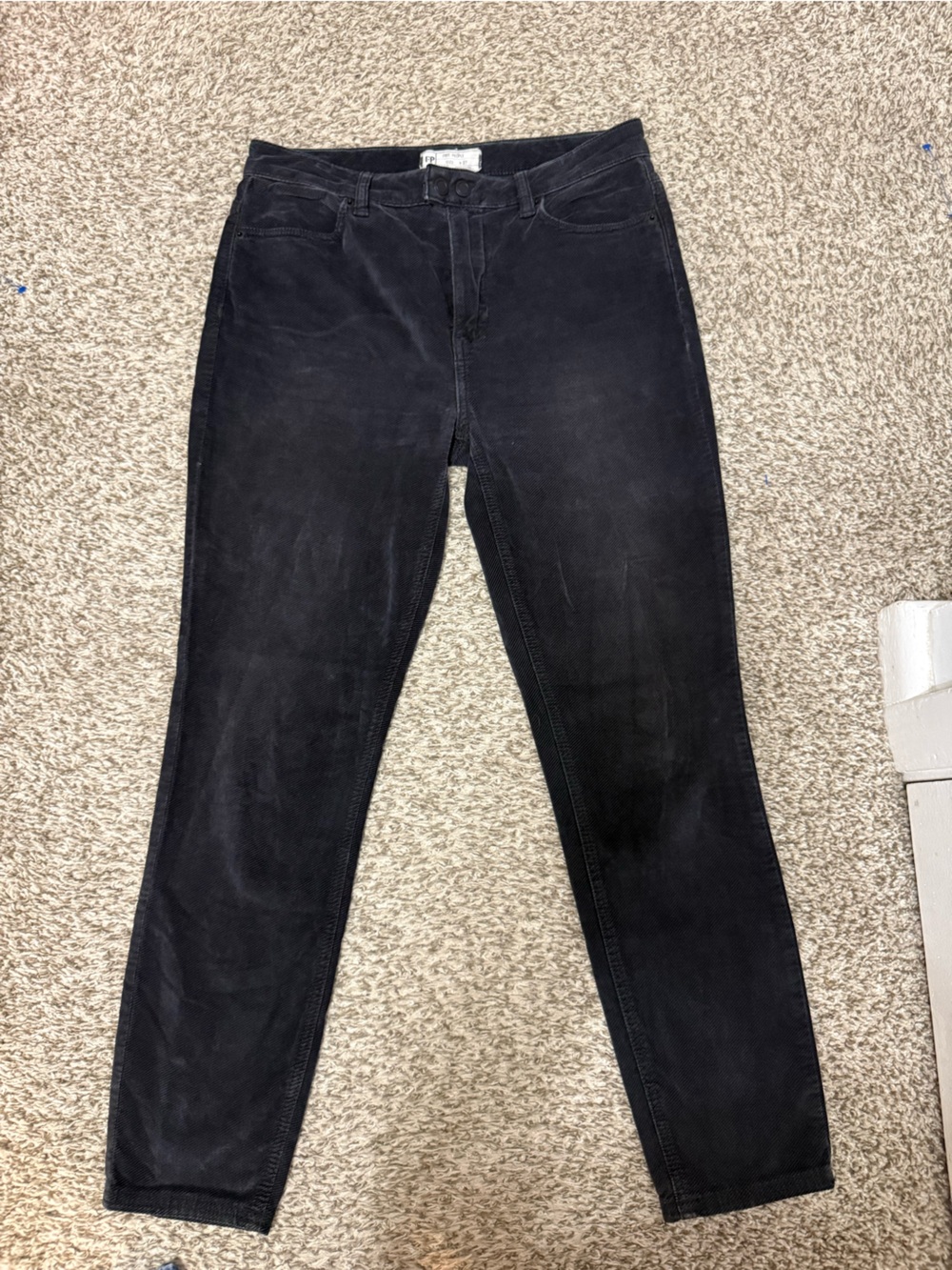 Free People Black Washed Denim Jeans – Size 27